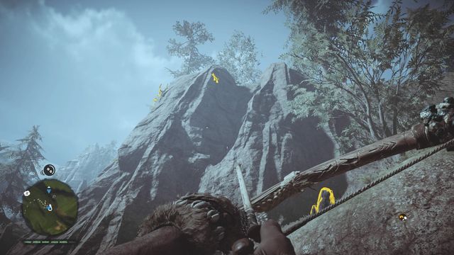 Above you, on the right side of the claw point - Izila masks - Southern Oros - Far Cry Primal - Game Guide and Walkthrough