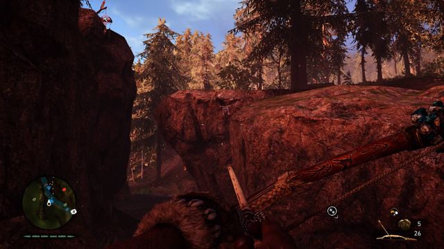 To the right from the claw point - Izila masks - Southern Oros - Far Cry Primal - Game Guide and Walkthrough