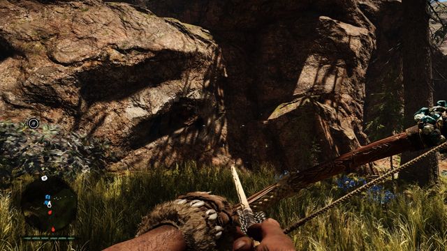 The drawing is on the rock, in the corner - Hunter caches - Far Cry Primal - Game Guide and Walkthrough