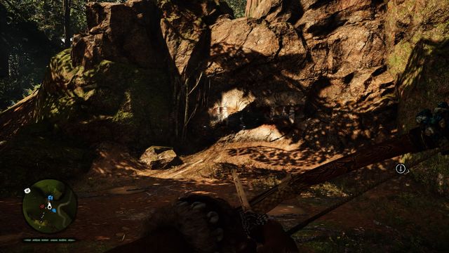 The painting is on the wall, by the hill - Hunter caches - Far Cry Primal - Game Guide and Walkthrough