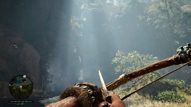 Now head towards the place that you have already visited during a quest for Wogah the Crafter (farther to the north, to a place where a stream emerges - you will hear and see eagles above the water) - Hunter caches - Far Cry Primal - Game Guide and Walkthrough