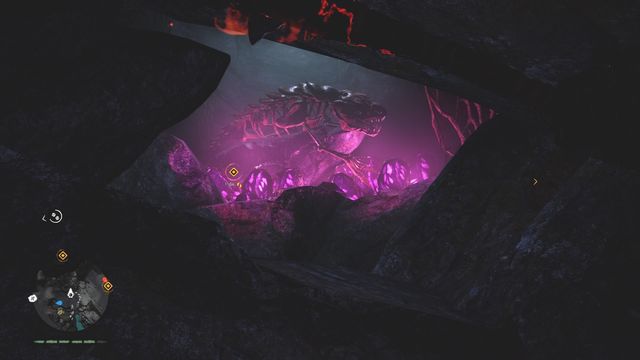 Walk deeper into the cave and you will see an Easter Egg that relates to Far Cry 3: Blood Dragon game - Hidden achievements - Achievements - Far Cry Primal - Game Guide and Walkthrough
