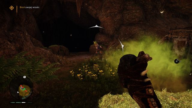 Watch out for the poison and spears thrown at you. - Udam Village Attack - Walkthrough - Far Cry Primal - Game Guide and Walkthrough