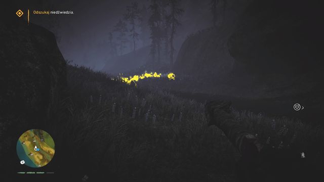 Locate and follow the scent of the bear with your Hunter Vision. - Jayma the Hunter - Walkthrough - Far Cry Primal - Game Guide and Walkthrough
