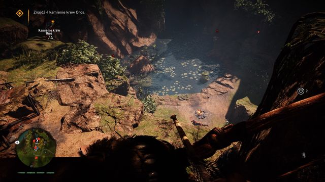 By attacking the enemies from above, you will be able to kill a few of them without attracting attention. - The Blood of Oros - Walkthrough - Far Cry Primal - Game Guide and Walkthrough