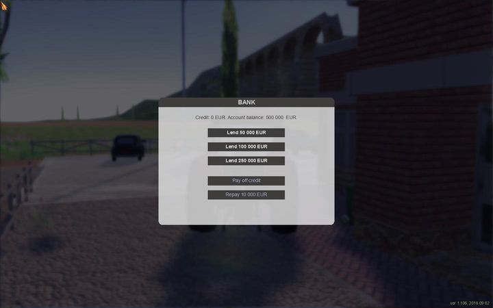 Loan at one of the banks located on each map can often save our account balance and enable us to make the necessary investments, usually associated with buying new machines - Bank credit - Miscellaneous - Farm Expert 2017 Game Guide