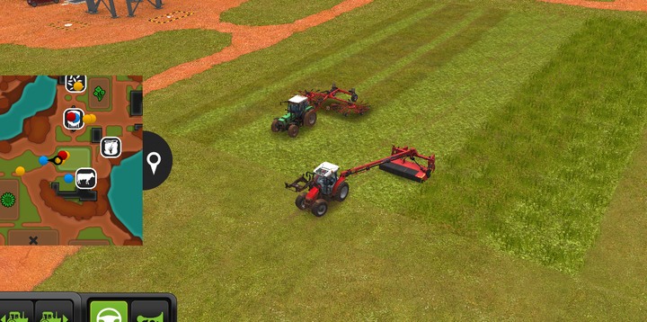 A lawn mower cuts grass and allows you to collect it and side-delivery rakes can put it in rows - Grass, straw, silage | For Beginners - For Beginners - Farming Simulator 18 Game Guide