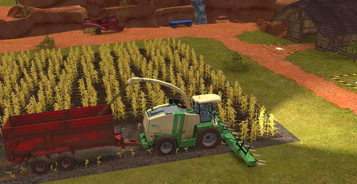 Forage harvester turns corn into chaff - Motor vehicles | Machines - Machines - Farming Simulator 18 Game Guide