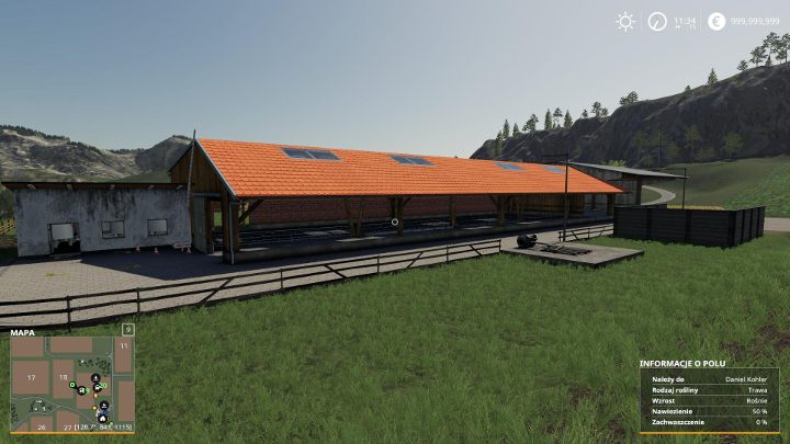 Placeable Cow Pasture is a simple mix of a cowshed and a pasture - Farming Simulator 19: Mods - new objects - Mods - Farming Simulator 19 Guide and Tips