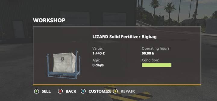 The selling zone. - Farming Simulator 19: Vehicles - how to sell? - FAQ - Farming Simulator 19 Guide and Tips