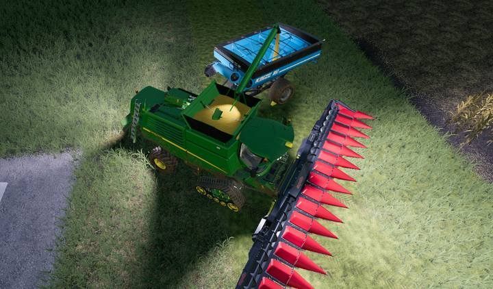 Thanks to this solution you can tow a wagon with high capacity that is easy to unload. - Farming Simulator 19: Combine harvester capacity - how to increase? - FAQ - Farming Simulator 19 Guide and Tips