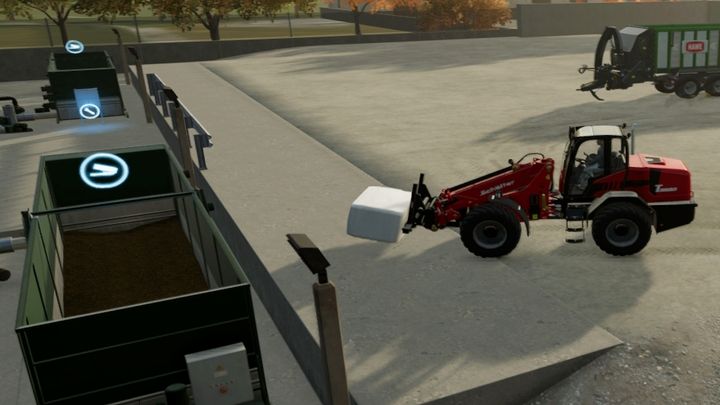 A more convenient way to sell silage is to put silage into a container. - Farming Simulator 22: Silage - obtaining and usage - Farming Simulator 22: Grass, hay and silage - Farming Simulator 22 Guide