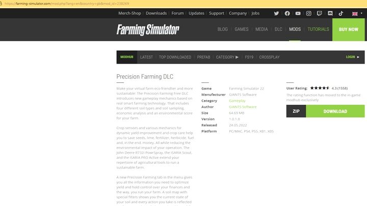 DLCs downloaded from the developer's website through the browser are in the - Farming Simulator 22: DLCs - Farming Simulator 22: Basics - Farming Simulator 22 Guide