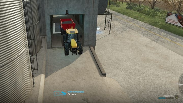 Railway warehouses (located next to the tracks) allow you to store both olives and grapes for free - Farming Simulator 22: Fruit-growing - Farming Simulator 22: Orchards & greenhouses - Farming Simulator 22 Guide