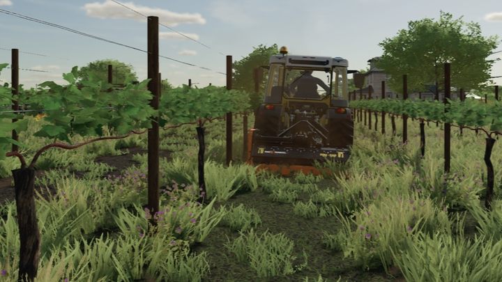 Mulching should be carried out when the grass is tall - Farming Simulator 22: Fruit-growing - Farming Simulator 22: Orchards & greenhouses - Farming Simulator 22 Guide