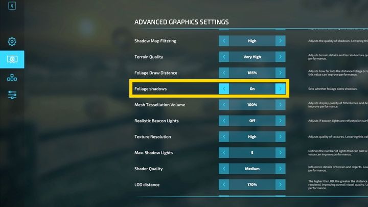 You can also help yourself with the terrain modification tool you'll find in the building menu - Farming simulator 22: How to fix flickering shadows? - Farming Simulator 22: FAQ - Farming Simulator 22 Guide
