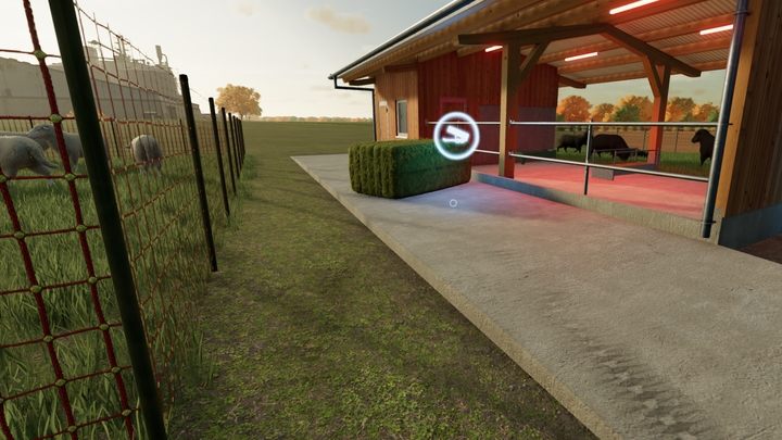 Tip: when you place grass/hay bales at the feeding spot, the animals will have a constant supply of food, thanks to which you can check on them even less frequently - Farming Simulator 22: Sheep - breeding, tips - Farming Simulator 22: Breeding - Farming Simulator 22 Guide