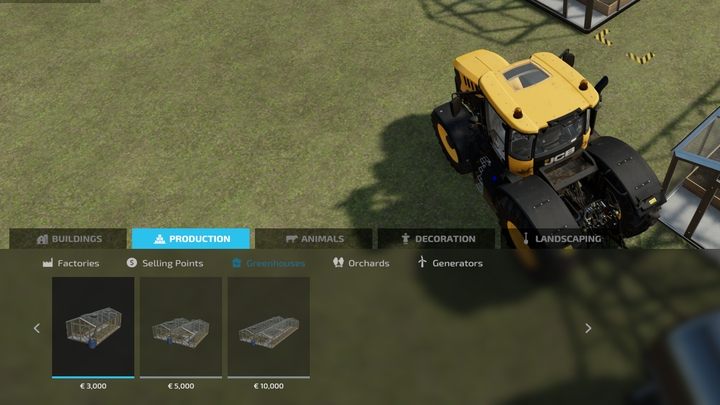 There are three models of greenhouses - Farming Simulator 22: Greenhouse - tips - Farming Simulator 22: Orchards & greenhouses - Farming Simulator 22 Guide