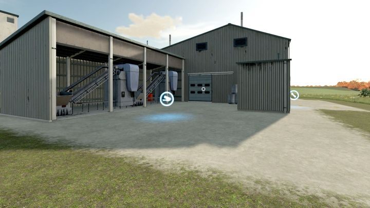 Grape Processing Unit processes grapes into Grape Juice and Raisins - Farming Simulator 22: Production chains - buildings and recipes - Farming Simulator 22: Production chains - Farming Simulator 22 Guide