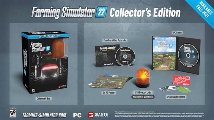 There will also be a physical collector's edition - Farming Simulator 22: Game editions - Farming Simulator 22: Appendix - Farming Simulator 22 Guide