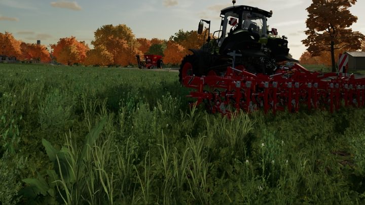The weeder picks weeds only when the plants you sowed have not grown too high. - Farming Simulator 22: Weeds and weeding - Farming Simulator 22: Field work - Farming Simulator 22 Guide