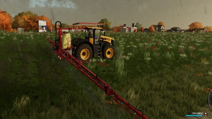 The use of the herbicide prevents the weeds from appearing throughout the growth period and destroys more mature weeds. - Farming Simulator 22: Weeds and weeding - Farming Simulator 22: Field work - Farming Simulator 22 Guide