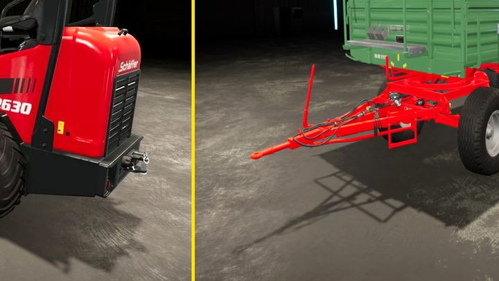 Bolt hitch - Farming Simulator 22: Connecting, machine assemblies - Farming Simulator 22: Vehicles and machinery - Farming Simulator 22 Guide