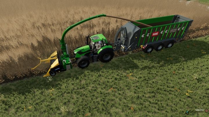 You can easily harvest poplars using a special chaff cutter attached to the tractor (Lacotec LH II, Chaff cutter headers tab) together with the appropriate poplar header (New Holland 130FB, in the same tab) - Farming Simulator 22: Poplars - Farming Simulator 22: Forestry & timber industry - Farming Simulator 22 Guide