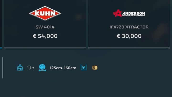 Remember that you can choose the bale size in the machine options - Farming Simulator 22: Bailing - tips - Farming Simulator 22: Grass, hay and silage - Farming Simulator 22 Guide