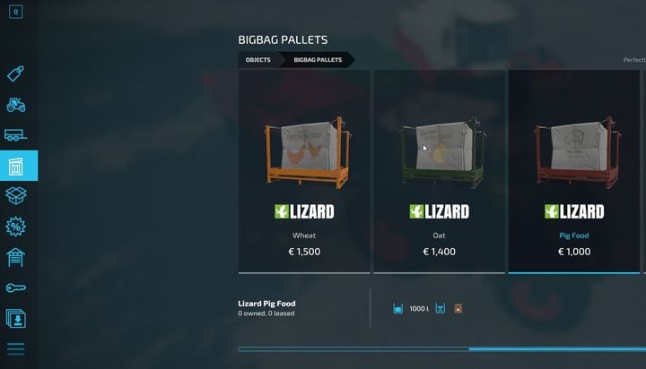 If you want maximum productivity without having many crops, you can get Pig food from the store (available on pallets and in bags) [not to be confused with Mineral feed] - Farming Simulator 22: Pigs - breeding, tips - Farming Simulator 22: Breeding - Farming Simulator 22 Guide