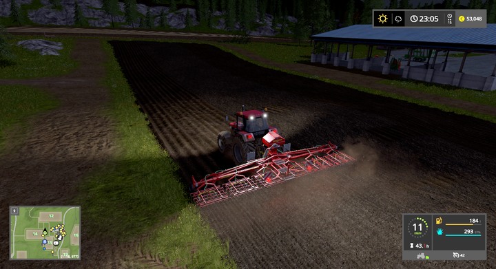Weeder is the second novelty that allows free fertilization of a field - Fertilizers - Information on crops - Farming Simulator 17 Game Guide