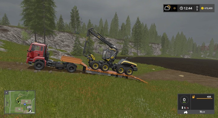 Dollies are used to transport heavy and slow machines. - Transport, loading and belt system | Descriptions of equipment - Descriptions of equipment, instructions and tips - Farming Simulator 17 Game Guide