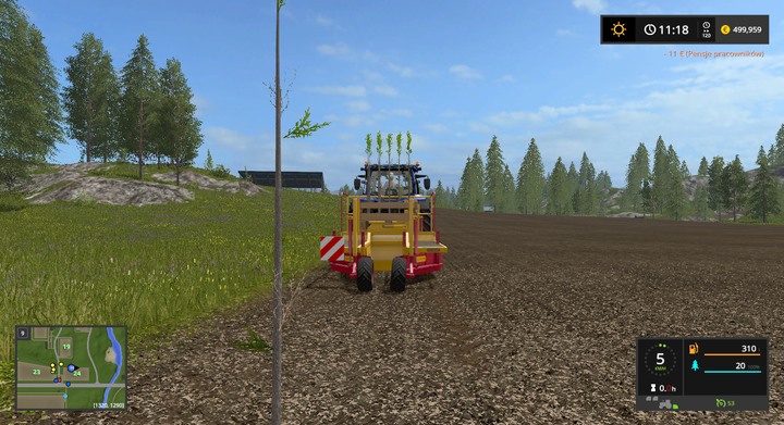 This machine plants new trees in a straight line. - Forestry equipment and animals | Descriptions of equipment - Descriptions of equipment, instructions and tips - Farming Simulator 17 Game Guide