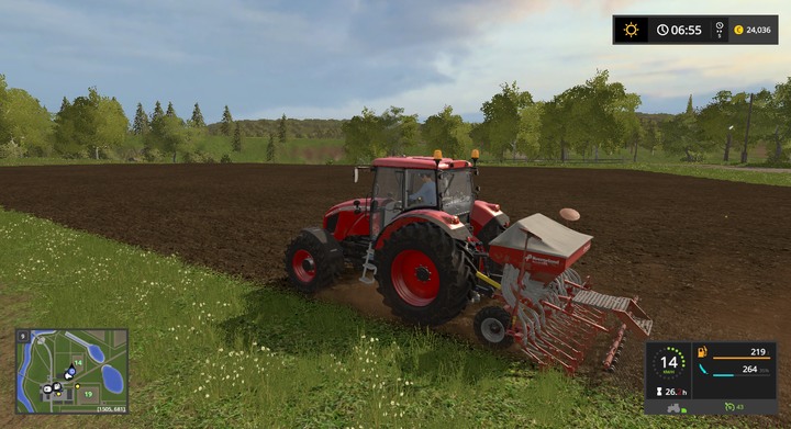 Sowing can only be performed when the ground is scarified. If you drive the seeder through unprepared soil, you wont see any marks behind the machine. - From sowing to harvesting - step by step - For beginners - Farming Simulator 17 Game Guide