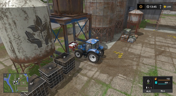 Fertilizer feeder in the Sosnovka base - From sowing to harvesting - step by step - For beginners - Farming Simulator 17 Game Guide