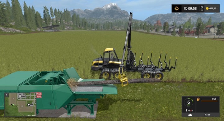 This machine is an object - you cannot transport it - Bales and Logs - Forestry basics - Farming Simulator 17 Game Guide