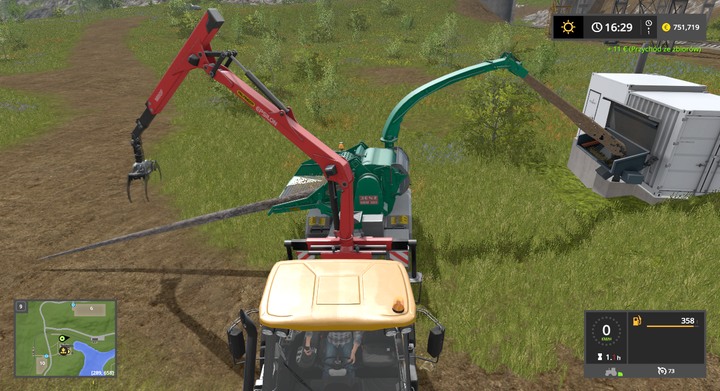 Heating Plants can be placed anywhere, and you can load the woodchips straight from the machine - Woodchips - Forestry basics - Farming Simulator 17 Game Guide