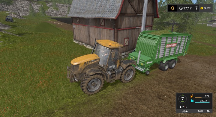 A hayloft - place to store the dried grass - Grass, Hay and Ensilage - Information on crops - Farming Simulator 17 Game Guide