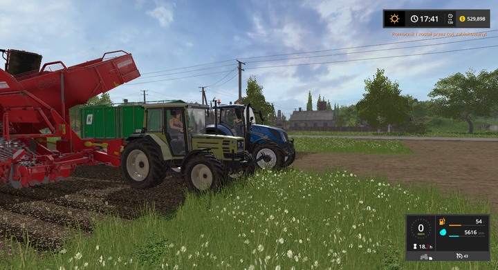 A simple potato harvester -the cheapest tractor can be used to operate it - Tractors, harvesters, trucks | Descriptions of equipment - Descriptions of equipment, instructions and tips - Farming Simulator 17 Game Guide