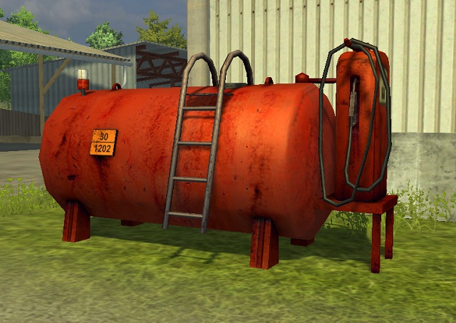 Fuel station. - Locations and buildings | The basics - The basics - Farming Simulator 2013 Game Guide