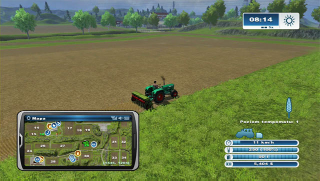Sowing is a rather boring activity, so its worth to hire someone to do it for you to save yourself the boredom. - First sowing | The basics - The basics - Farming Simulator 2013 Game Guide