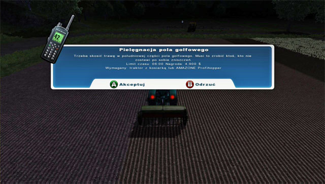 Mission invitation screen. - Missions | Further steps - Further steps - Farming Simulator 2013 Game Guide