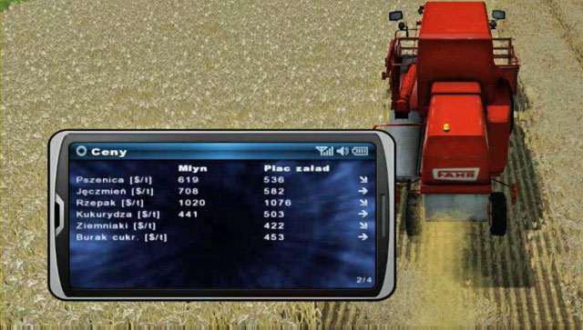 Checking on prices regularly and selling at the suitable moment is a key matter. - Managing sales | Agriculture - Agriculture - Farming Simulator 2013 Game Guide