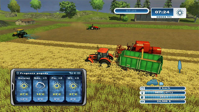 Its time to change the harvester, as your current one has a very limited tank for crops. - Buying a new harvester | Agriculture - Agriculture - Farming Simulator 2013 Game Guide