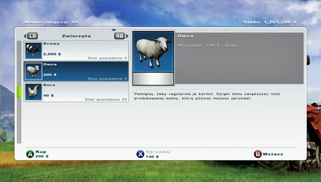 Animals, just like vehicles and implements, can be bought at the shop. - Sheep husbandry | Animal husbandry - Animal husbandry - Farming Simulator 2013 Game Guide