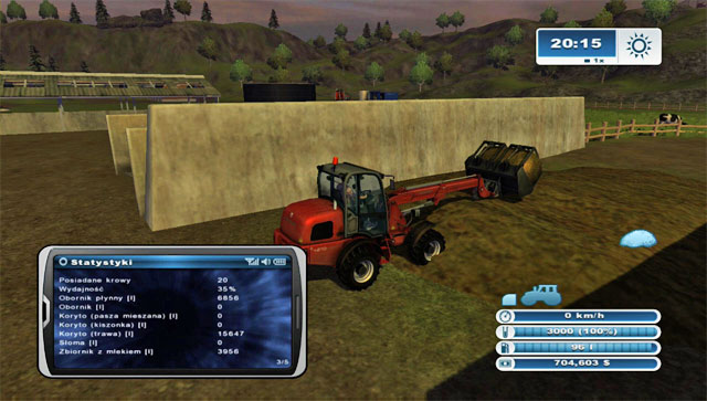 You need a proper implement for the loader to move silage - buy it. - Cow husbandry | Animal husbandry - Animal husbandry - Farming Simulator 2013 Game Guide