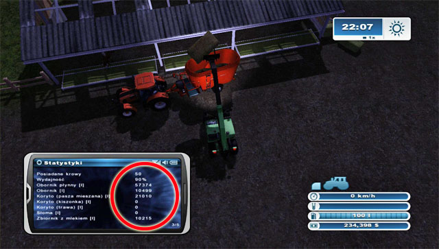 Put only straw into the mixer to create a litter for them and increase the effectiveness by 10%. - Cow husbandry | Animal husbandry - Animal husbandry - Farming Simulator 2013 Game Guide