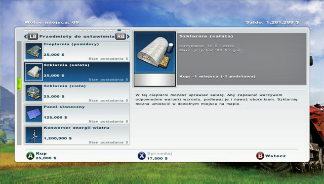The shop offers additional buildings and objects. - Getting started | Constructing additional buildings - Constructing additional buildings - Farming Simulator 2013 Game Guide