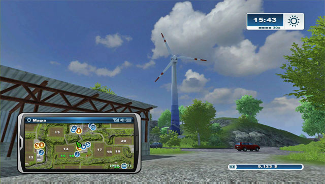 Its a really expensive investment, but if you have a well developed farm with multiple tractors and other machines, you can buy yourself such a fan - Buildings | Constructing additional buildings - Constructing additional buildings - Farming Simulator 2013 Game Guide