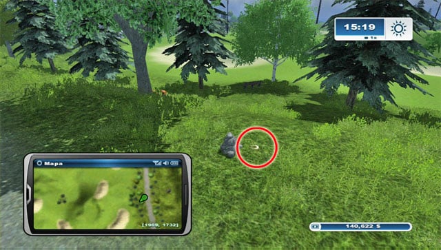 Theres a road leading east of the golf course - Area C: horseshoes #25-#36 | Horseshoes - Horseshoes - Farming Simulator 2013 Game Guide